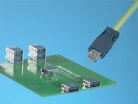 TE 工业 USB 连接器