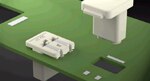 High Power Inverted Thru Board Connector