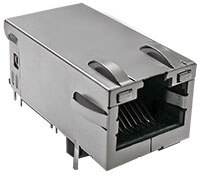 Image of TRP Connector's Press-Fit ICMs for 1GBase-T Ethernet Designs