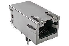Image of TRP Connector's Press-Fit ICMs for 1GBase-T Ethernet Designs
