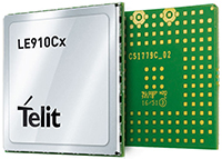 Image of Telit Cinterion's LE910C1-NF 4G LTE Module