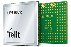 Image of Telit's LE910C1-NF 4G LTE Module