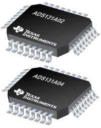 Image of Texas Instruments' ADS131A02/04 Analog Front-End