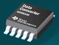 Texas Instruments 的 ADS8339 微型 SAR ADC 的图