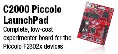 TI C2000 Piccolo LaunchPad