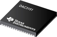 Image of Texas Instruments' DAC3151/61/71 500 MSPS DACs