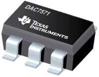 Image of Texas Instruments' DAC7571 Single-Channel 12-Bit DACs
