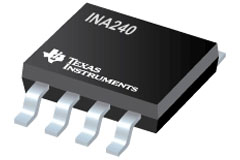 INA240A1 Strommessverstärker – Dual-Channel, 50 V/V Verstärkung, -4 V Bis 80 V Gleichtakt, PWM-unterdrückt