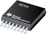 Image of Texas Instruments' ISO7830/31/10/10F Digital Isolators