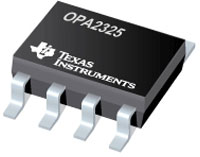 Image of Texas Instruments' OPA2325 CMOS Operational Amplifiers