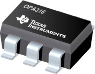 Image de l'amplificateur opérationnel CMOS OPA316 de Texas Instruments