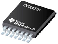 Abbildung: CMOS-Operationsverstärker OPAx316 von Texas Instruments