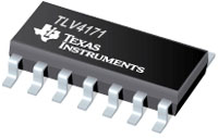 Texas Instruments 的 TLVx171 运算放大器的图片