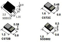 Image of Toshiba's schottky barrier diodes