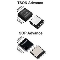 Toshibaの30Vおよび40V超高効率MOSFETの画像