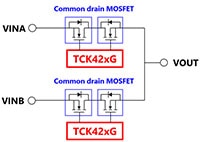 Toshiba 的共漏极 MOSFET 图片