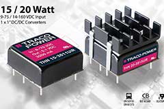 THN 15UIR and THN 20UIR Series Ruggedized DC/DC Converters - TRACO Power