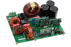 Image of Transphorm's TDTTP2500B066B-KIT 2.5 kW Totem-Pole PFC GaN Eval Board