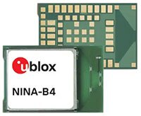 Image des modules Bluetooth 5.1 Low Energy NINA-B40 de u-blox