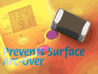 Image of Vishay Vitramon's VJ HVArc Guard® Surface-Mount MLCCs