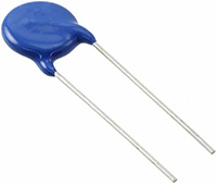 Image of Vishay's HVCC Series: High-Voltage Ceramic Capacitors Radial-Leaded Singlelayer Disc