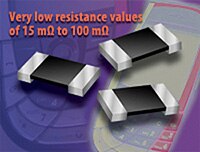 Vishay/Dale's WSL0603 Low Value 0.10-W Surface-Mount Power Metal Strip® Resistor