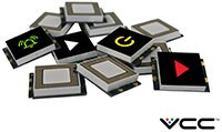 VCC 的 CSM 系列电容式触摸传感器显示屏图片