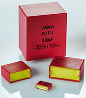 Image des condensateurs pour impulsions FKP 1 de WIMA