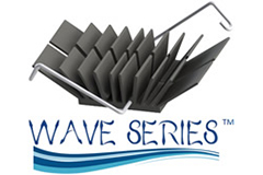 Image of Wakefield Thermal's Wave Series Heat Sink