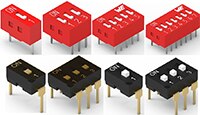 Würth Elektronik WS-DITV 系列 DIP 雙列直插封裝開關的圖片