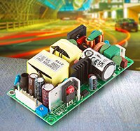 Image of XP Power's LCE80 Series 80 W Open Frame AC/DC Power Supplies