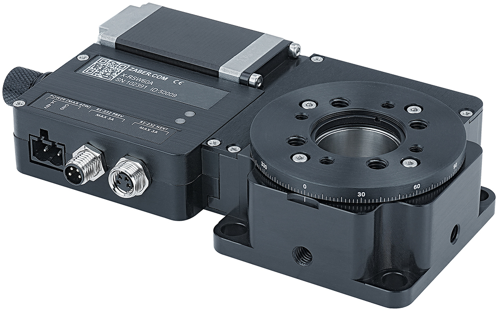 Oriel Rotation Stage X-RSW Series Rotary Stages - Zaber | DigiKey