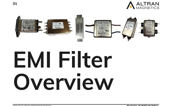 Image of Altran's EMI Filter Overview