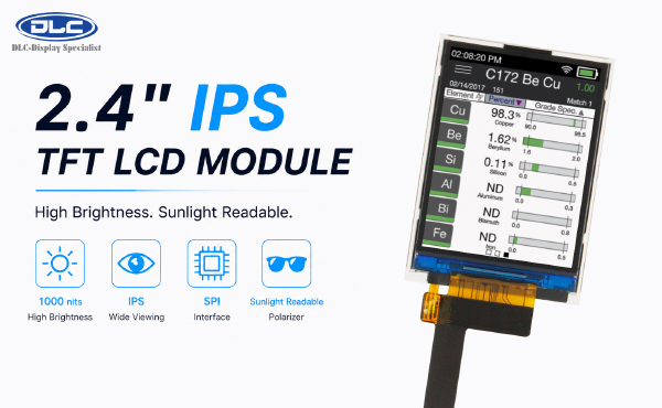 Image of DLC Display 2.4 inch IPS TFT LCD module