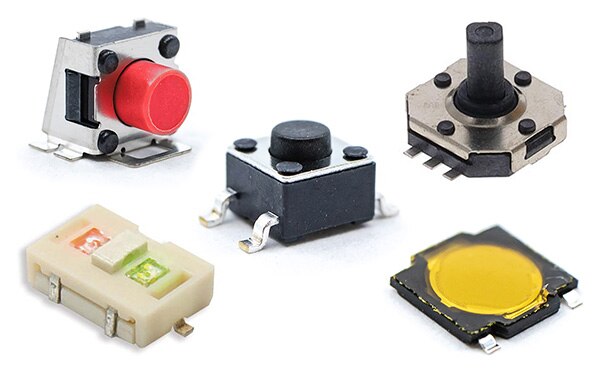 Image of E-Switch's Wearables & Micro Miniature Switches
