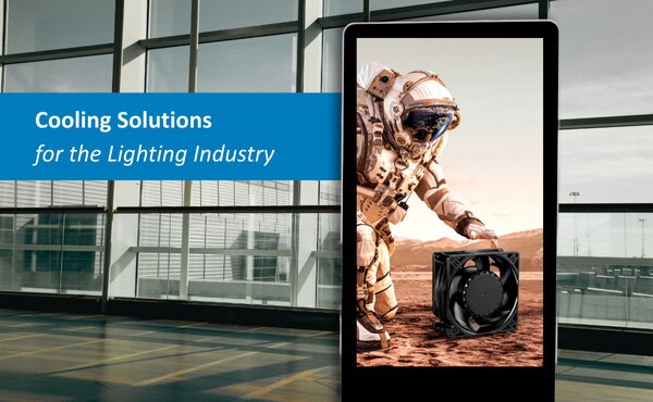 Image of ebm-papst's Cooling Solutions for the Lighting Industry