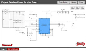 Image of IDT's Wireless Power Receiver Board Reference Design