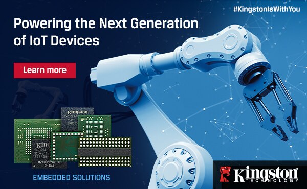 Image of Kingston's Powering the Next Generation of IoT Devices