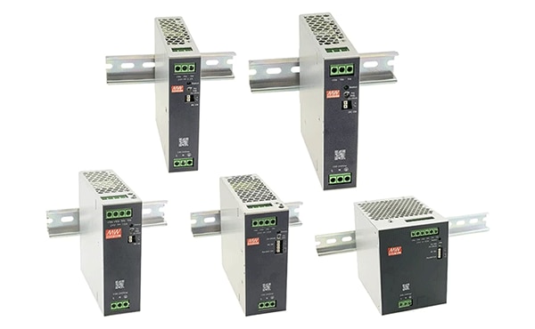 Image of MEAN WELL XDR-E XTR Series DIN Rail