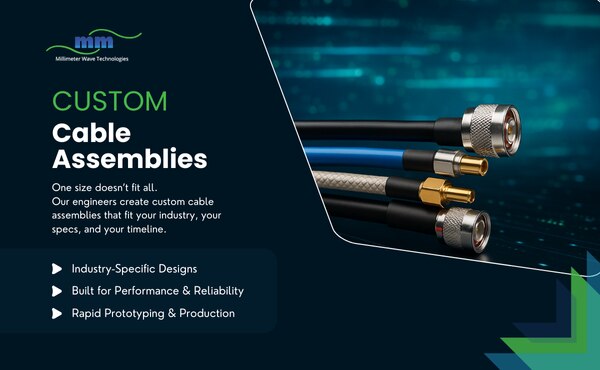 Image of Millimeter Wave Technologies Custom Coax Cable Assemblies