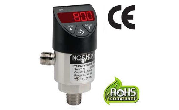 Image of NOSHOK's 800 Series Electronic Pressure Transmitter/Switch