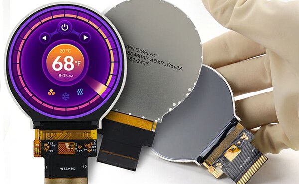 Image of Newhaven Display 2.1" Round IPS TFT Display