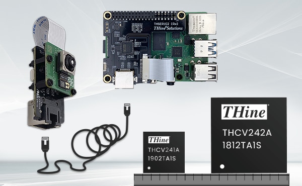 Image of THine Solutions' Camera Cable Extension Kit and SerDes ICs