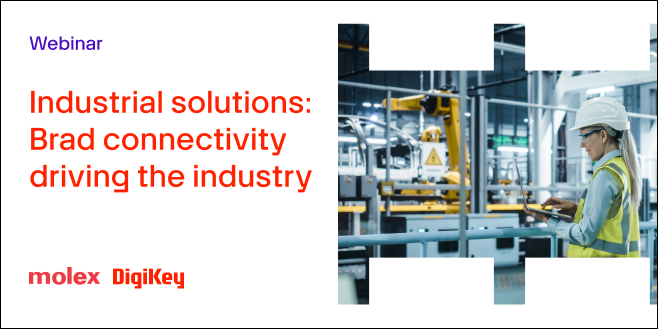 image of Industrial solutions: Brad connectivity driving the industry webinar