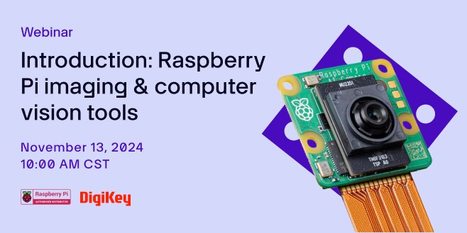 image of Introduction: Raspberry Pi imaging & computer vision tools webinar