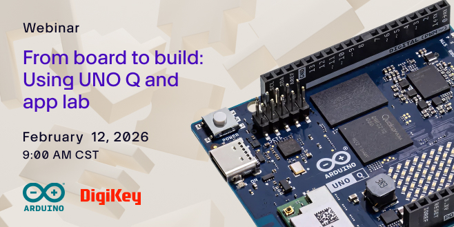 image of From board to build: Using UNO Q and app lab webinar