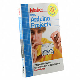 Image of the book MAKE: Basic Arduino Projects