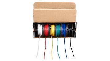 image of HOOK-UP 22AWG SOLID - 6 X 25FT