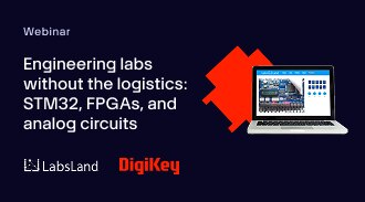 image of Engineering labs without the logistics STM32, FPGAs, and analog circuits webinar