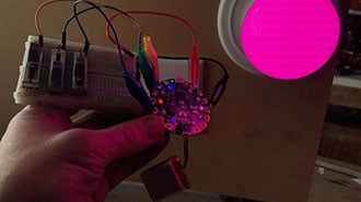 image of MagicLight Bulb Color Mixer with Circuit Playground Bluefruit